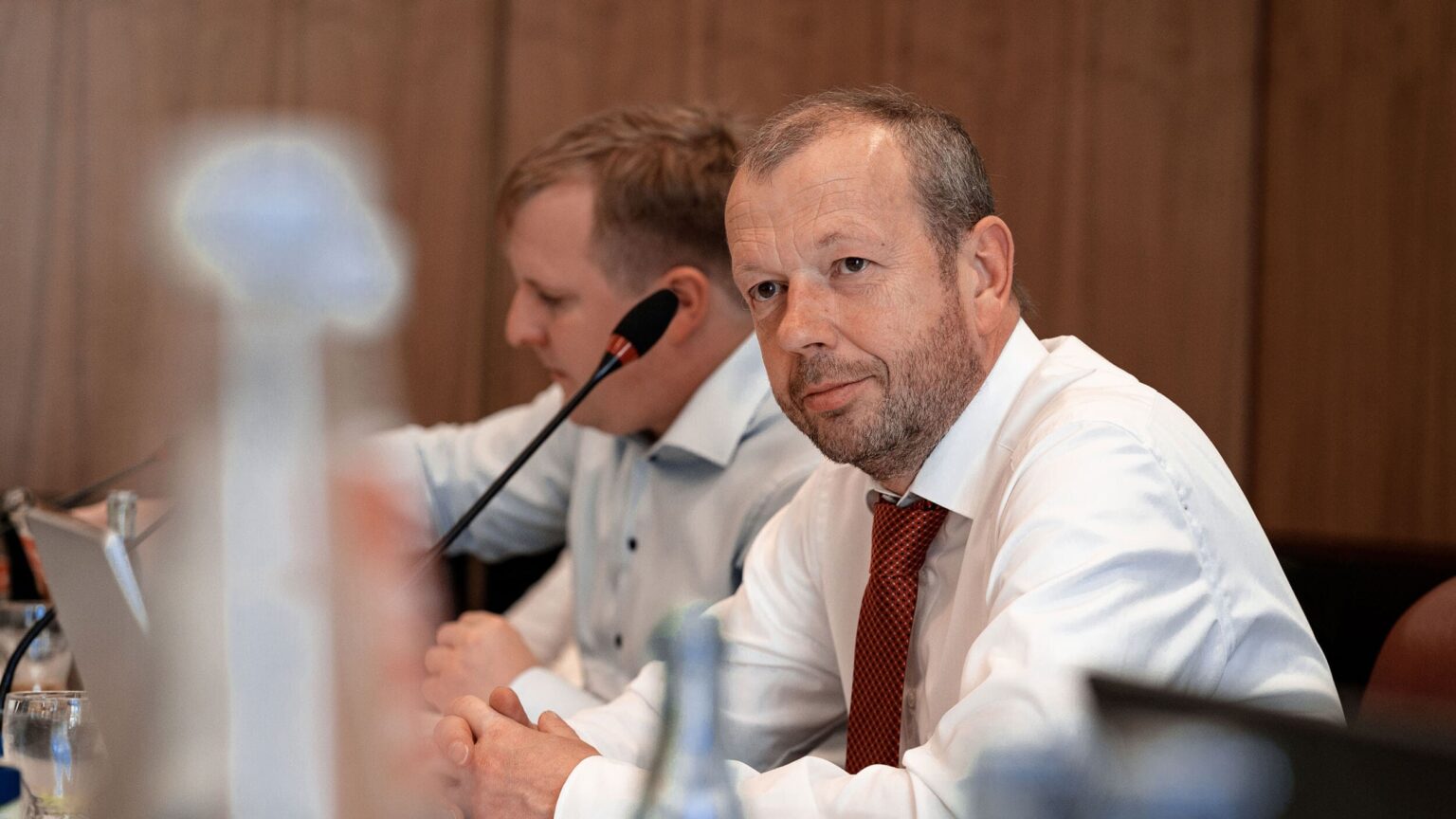 Stefan Marzischewski bei einer Sitzung